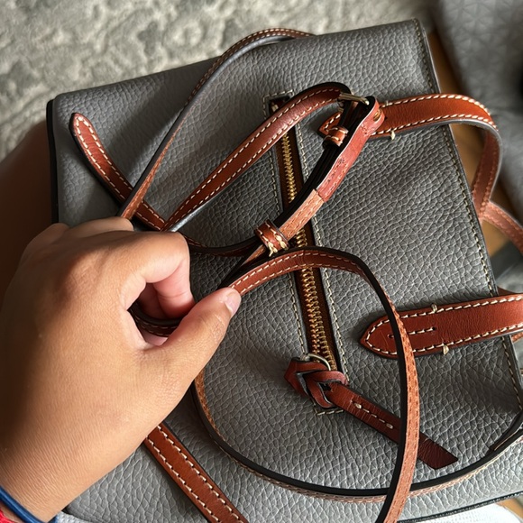 Dooney & Burke pebble grey Purse - Picture 6 of 7